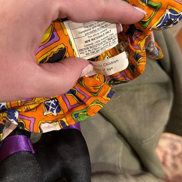 1998 Joelson Industries Plush Halloween Holiday Home Decor VTG Calico Yarn - Picture 7 of 11